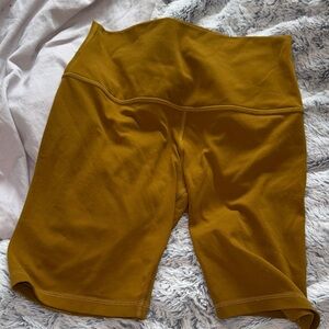 lululemon athletica Gold Bike Shorts